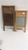 Small washboards 
One from Columbus Washboard Co