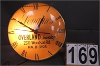 Longines Overland Watch Co Clock Lights Up (Works