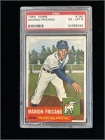 1953 Topps #199 Marion Fricano PSA 6 EX/MT