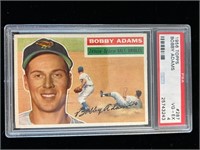 1956 Topps #287 Bobby Adams Gray Back PSA 4 VG/EX