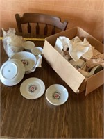 Box of chinaware