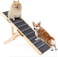 Sakgos Dog Ramp for Bed Wooden Dog Ramps for