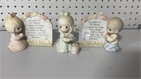 Three Precious Moment Figurines