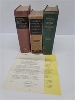 3 Very Old Medicine Books 1938-1946