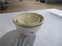 stoneware mixing bowls