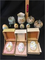 Easter Eggs & Vases (3) Eggs are Noritake