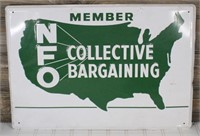 NFO Member Metal Sign