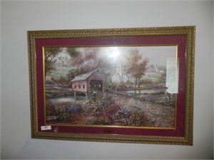 Picture with Gold Frame