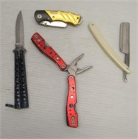 Stanley utility knife, Workpro multi tool,