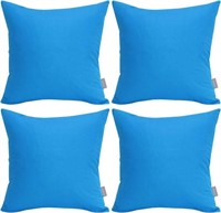 4-Pack 100% Cotton Decorative Throw Pillow Case