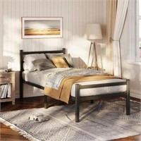 MUTUN Twin Bed Frame with Headboard/Footboard