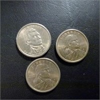 American Sacagawea & James Monroe Dollar Coins