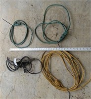 4 Assorted Short Extension Cords