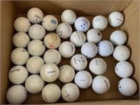 Lot of (35) Golf Balls (Titleist, Top-Flight,