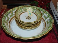 Hand Painted Nippon China Serving and Desserts