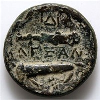 Ancient Greek coin-AE unit-Alexander the great-ca