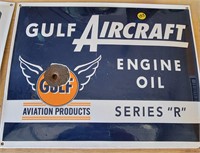 Gulf Aircraft Oil sign