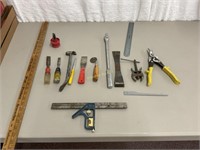 Misc Tools, breaker bar, tin snips, more