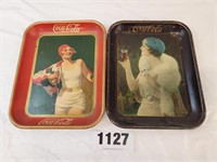(2) Vintage Coca-Cola Serving Trays