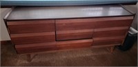 Nine Drawer Wooden Dresser
