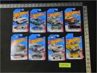 Lot of 8 Hotwheels , HW Drift, Dodge Van, 18 Ford