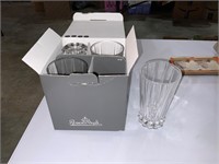 set of new in box Rosenthal Crystal Tall Tumblers