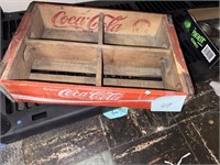 VINTAGE COCA COLA WOODEN BOX/TRAY