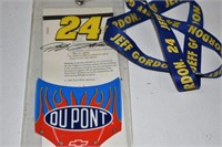Autographed Nascar Pass Holder/Tickets