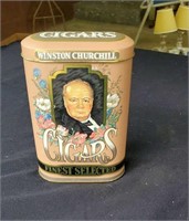 Winston Churchill cigar tin