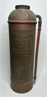Vintage Albert Copper Fire Extinguisher