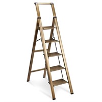 HBTower 5 Step Ladder, Aluminum Ladder with