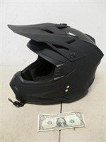 1Storm Matte Black Racing Helmet Size Large