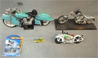 Toy Motorcycle Lot