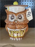 Owl Cookie Jar w/Lid