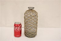 Glass Bottle w/ Fish Net