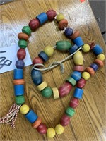 VINTAGE WOOD TOY BEADS