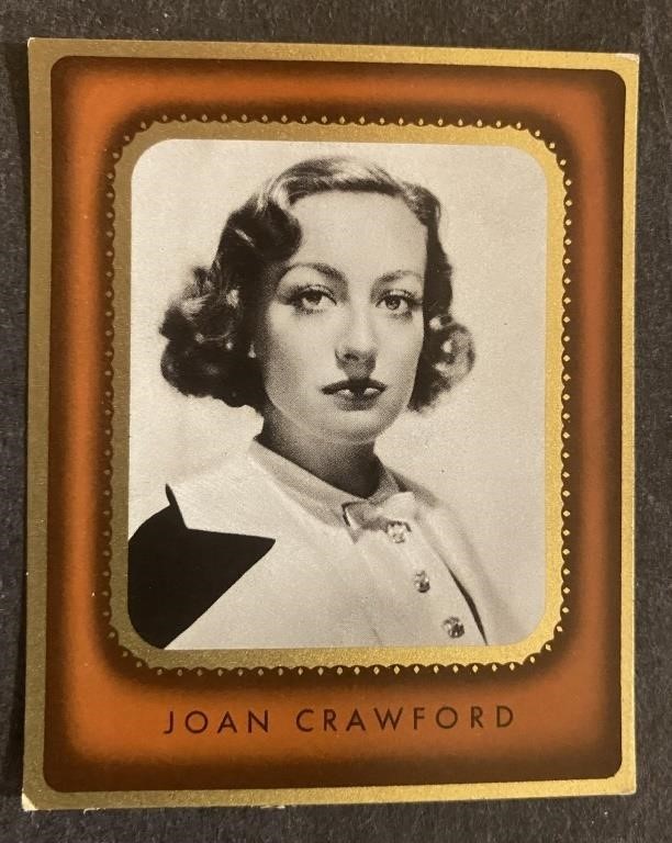 JOAN CRAWFORD: Antique Tobacco Card (1936)