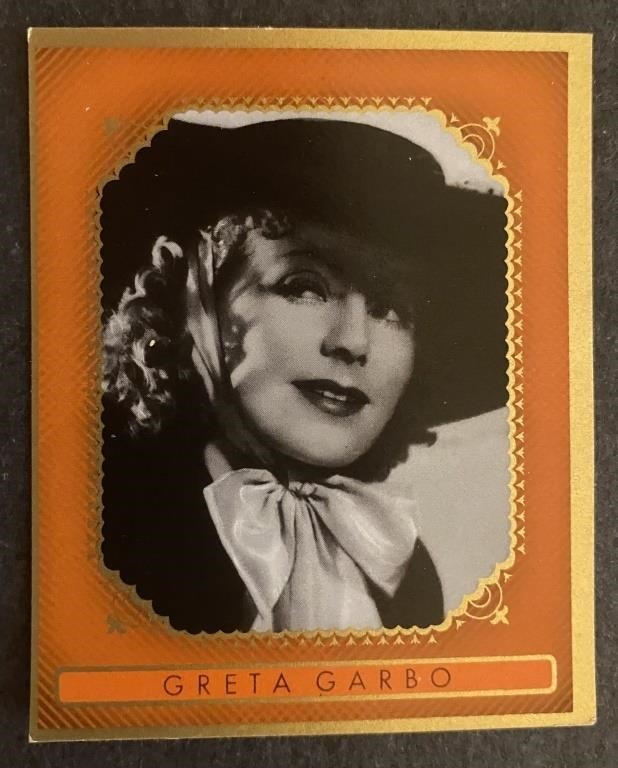 GRETA GARBO: Antique Tobacco Card (1936)