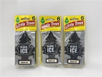 New Little Trees Car Air Freshener, Black Ice