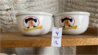 2 Quaker Oats Company cereal bowls