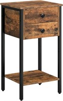 Open Box HOOBRO Tall Nightstand, Bedside Table wit