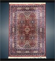 Very Large Royal Red Persian Rug