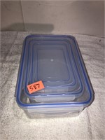 4 piece food Storage containers