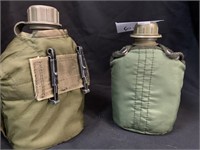 2 MILITARY CANTEENS