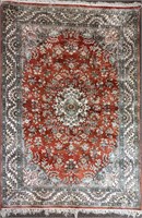 Afghan Hand Knotted Wool Rug 68" x 47".