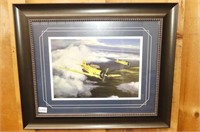 Framed Plane Picture By W.K. Barnes