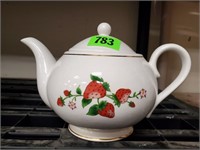 Strawberry teapot
 made in Philippines