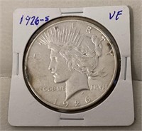 1926-S Peace Liberty Dollar VF