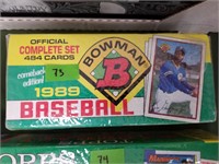Bowman 1989 Baseball Cards Set, Unopened