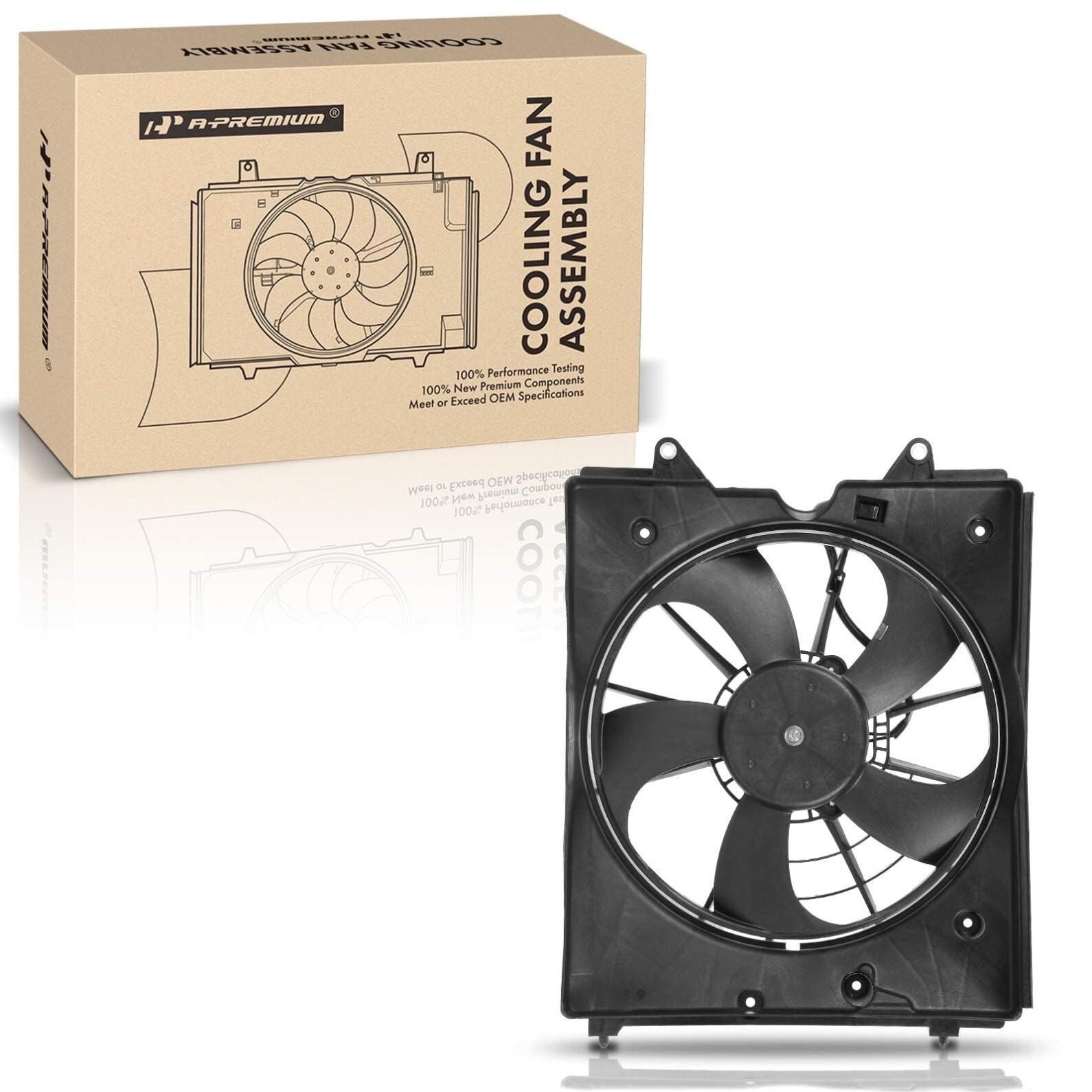 A-Premium Left Engine Radiator Cooling Fan Assembl